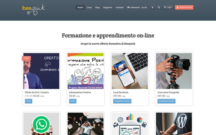Screenshot of beequick.it