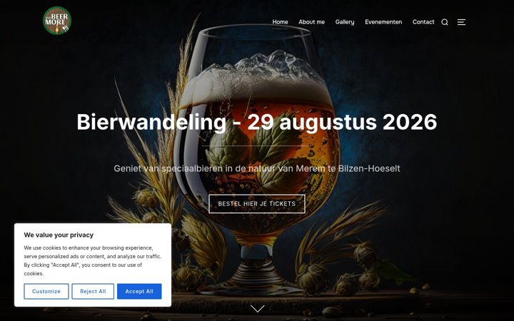 Zrzut ekranu beerandmore.be