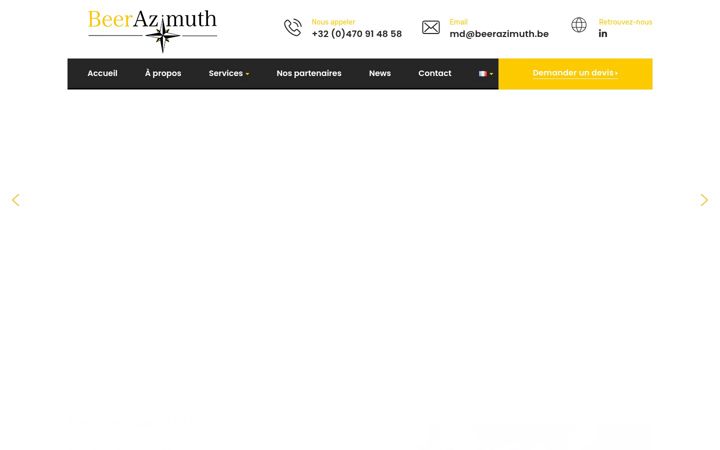 Zrzut ekranu beerazimuth.be
