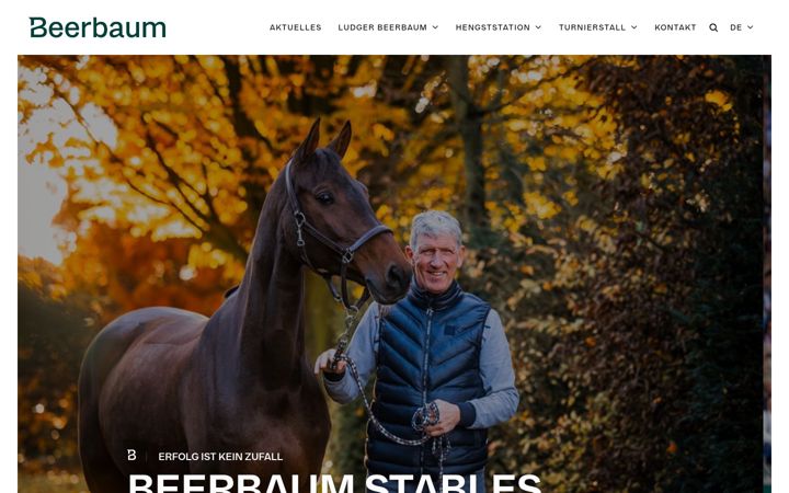 Screenshot of beerbaum-stables.com