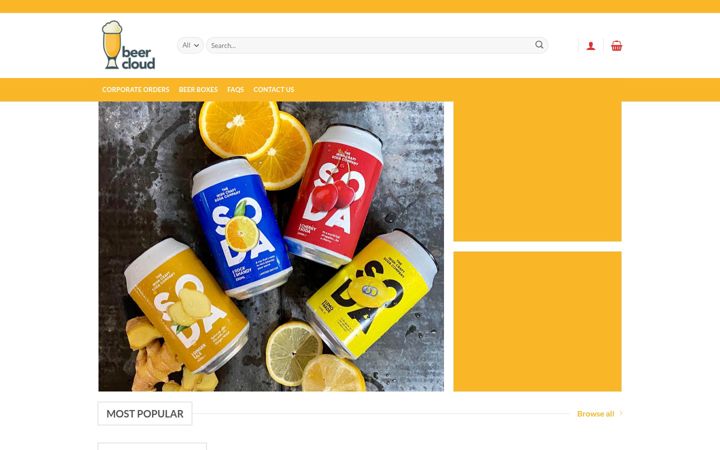 Snímek obrazovky beercloud.ie
