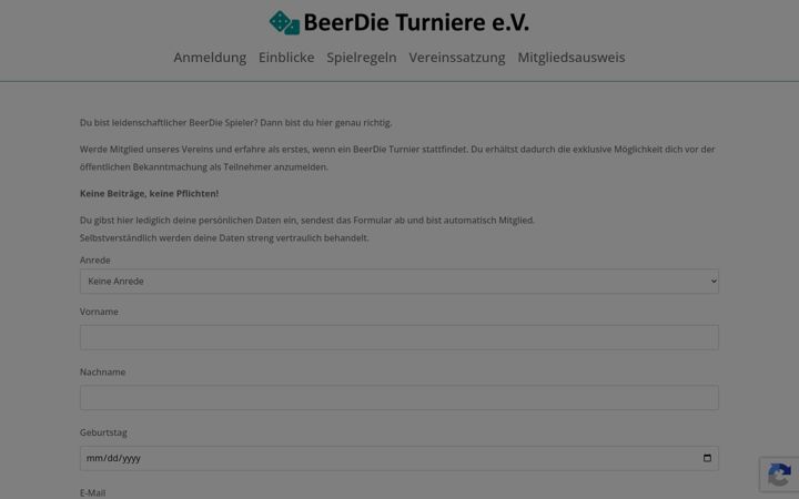 Screenshot of beerdieturniere.de