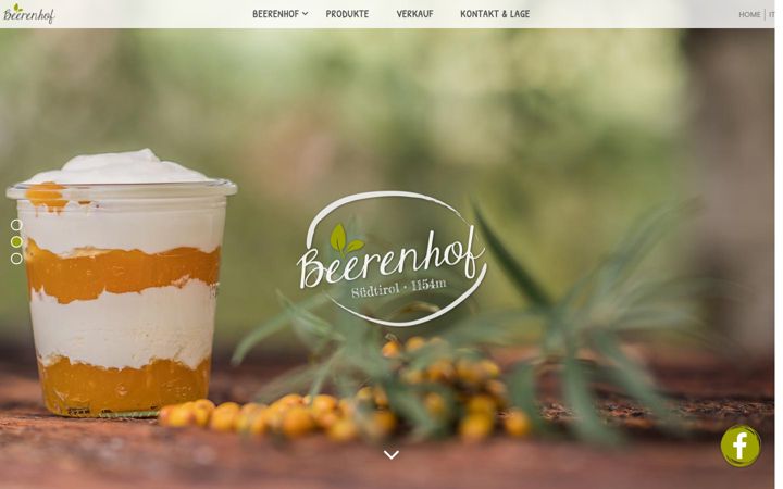 Screenshot of beerenhof.it