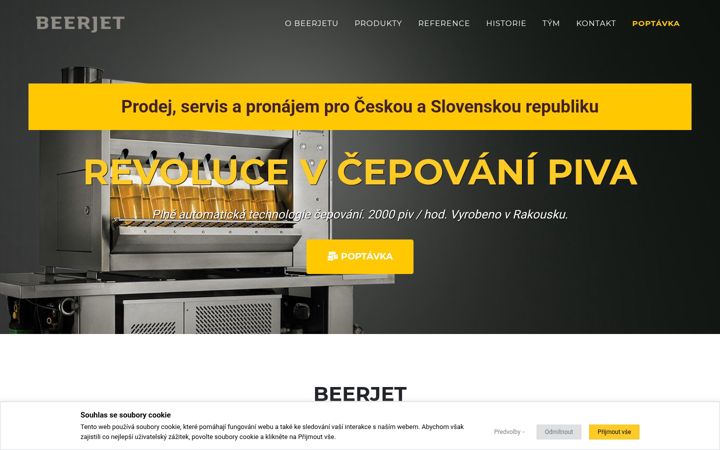 Screenshot of beerjet.cz