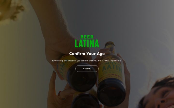 Screenshot of beerlatina.com