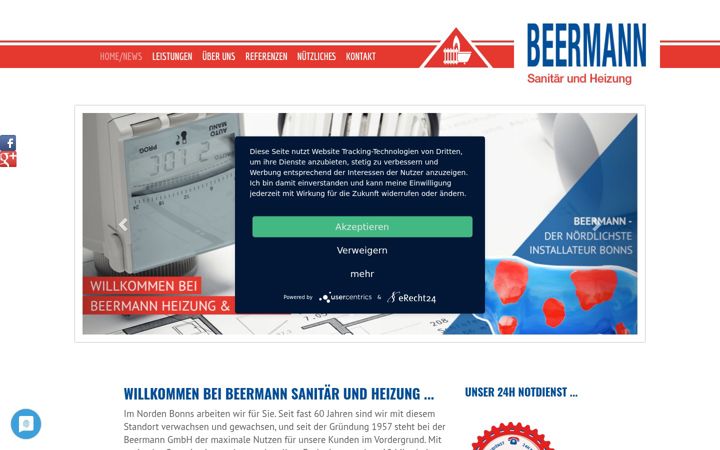 Screenshot of beermann-bonn.de