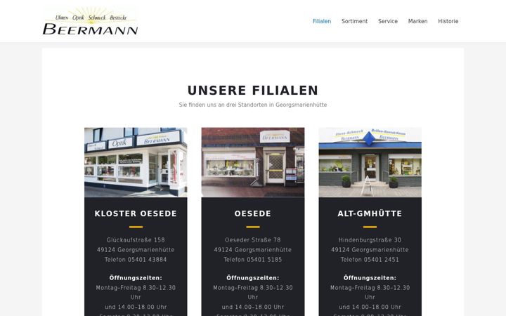 Screenshot of beermann-uhren-optik-schmuck.de
