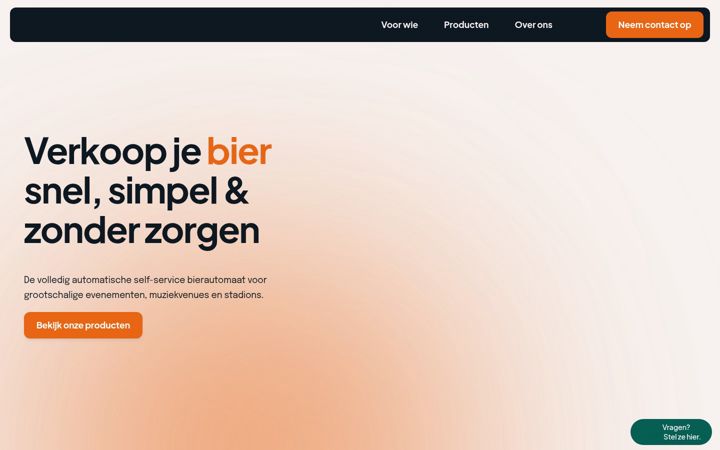 Screenshot van beermate.eu