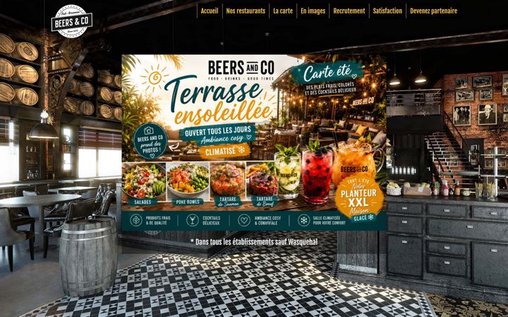 Screenshot of beers-and-co.fr