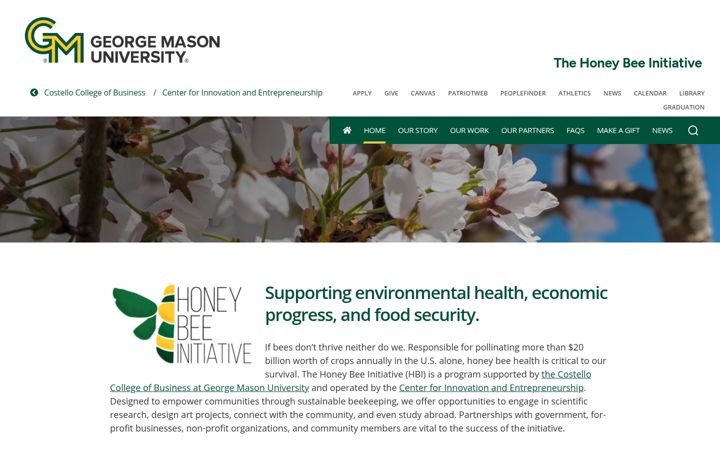 Screenshot ta' bees.gmu.edu