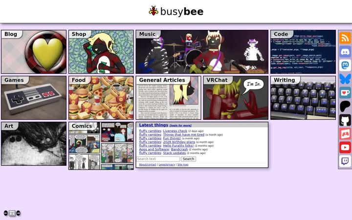 Snimka zaslona za beesbuzz.biz