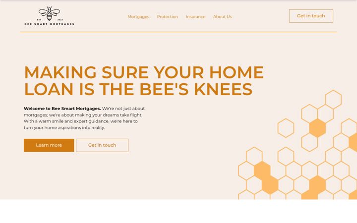 Screenshot of beesmartmortgages.co.uk