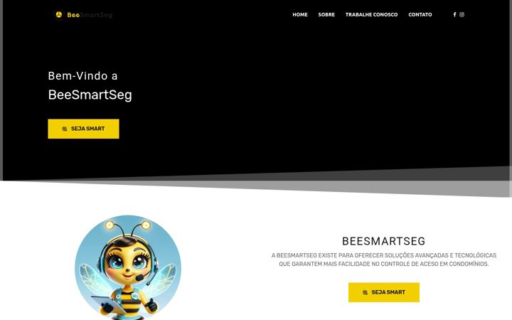 Screenshot of beesmartseg.com.br