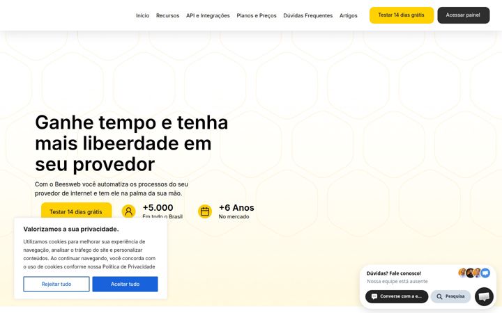 Screenshot von beesweb.com.br