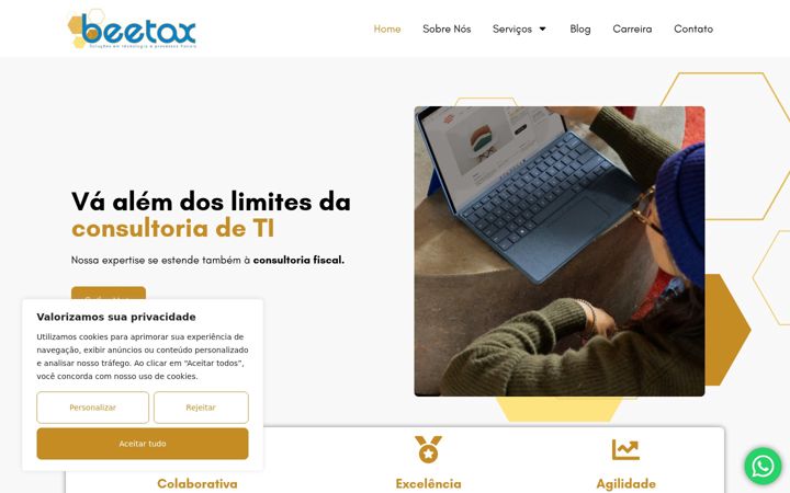 Screenshot of beetax.tech