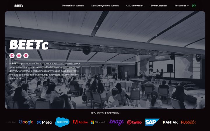 Screenshot of beetc.io