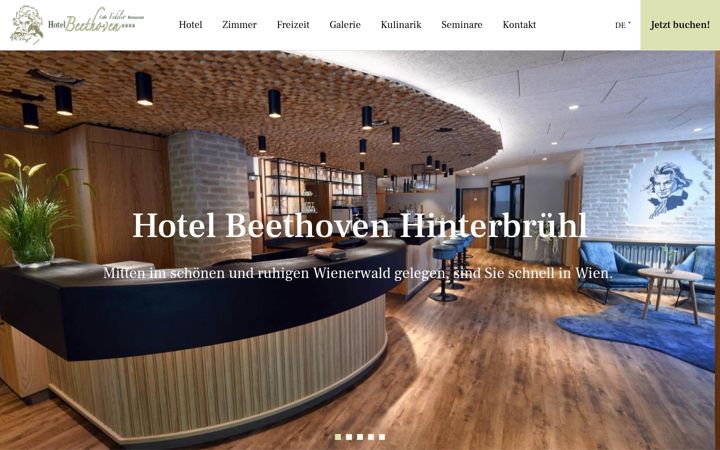 Екранна снимка на beethoven-hotel.at