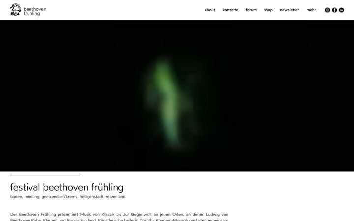 Screenshot of beethovenfruehling.at