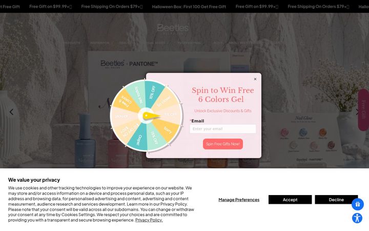 Screenshot of beetlesgel.com