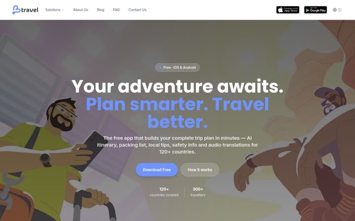 Screenshot of beetravel.app