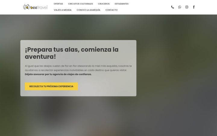 Screenshot of beetravel.es