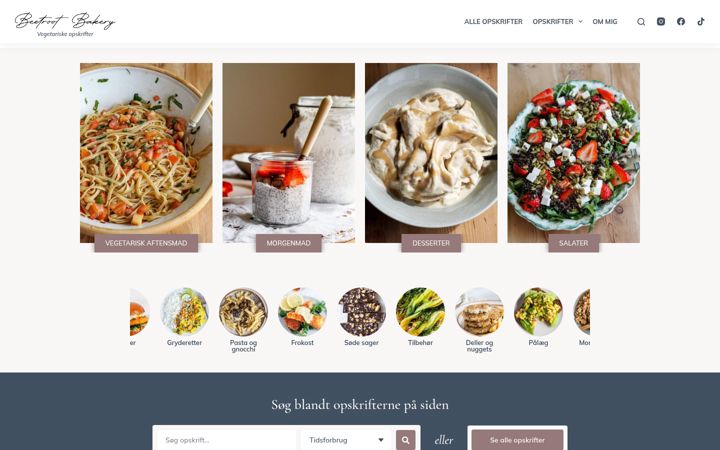 Screenshot of beetrootbakery.dk