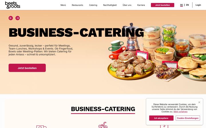 Screenshot of beetsandroots.de
