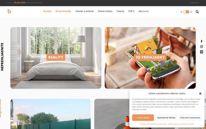 Screenshot of beevam.sk