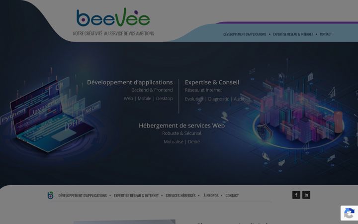 Screenshot of beevee.fr