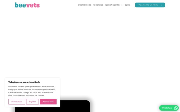 Screenshot of beevets.com.br