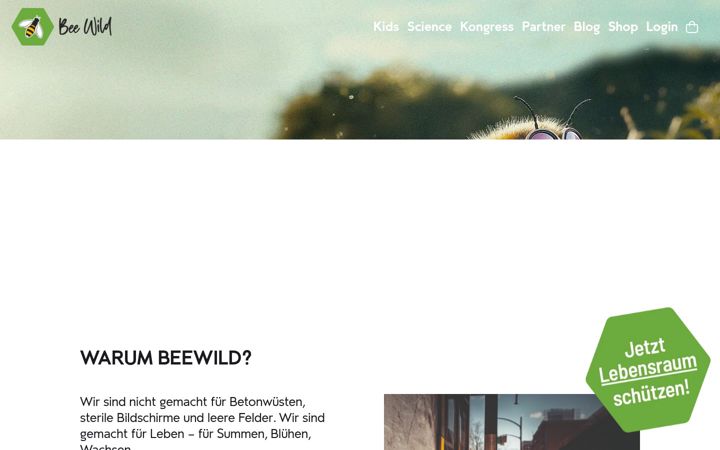 Ekrānuzņēmums no beewild.com