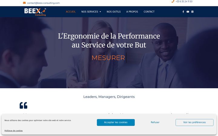 Screenshot of beex-consulting.com