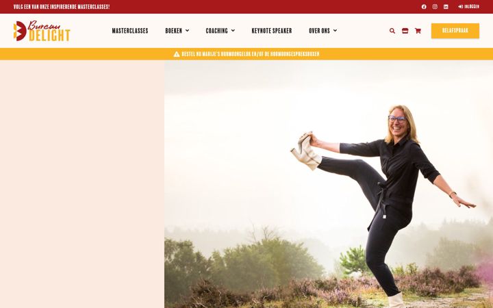 Screenshot of beexcellentacademy.nl