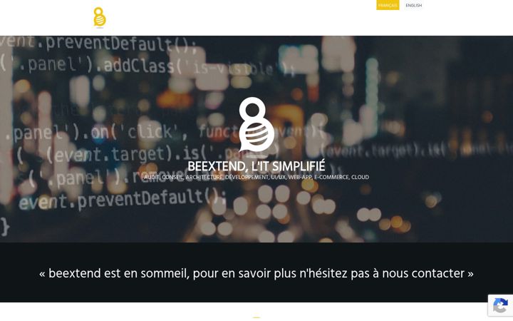 Screenshot of beextend.fr