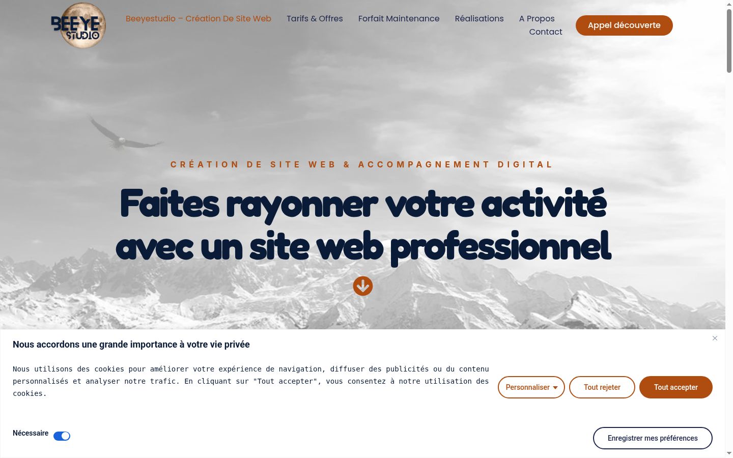 Sutikimo reklamjuostės, rodytos prieš bet kokią sąveiką, ekrano kopija