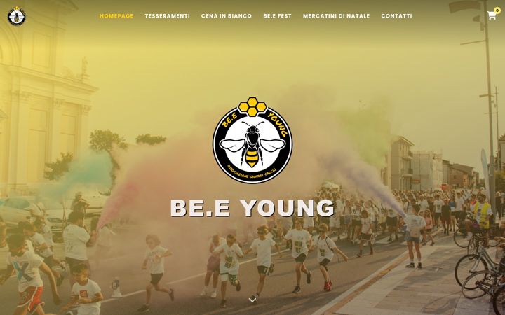 Screenshot of beeyoungcalcio.it