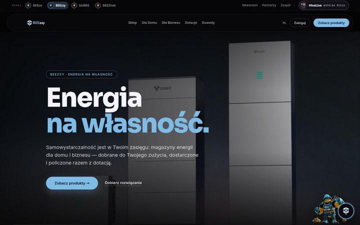 Screenshot of beezzy.pl
