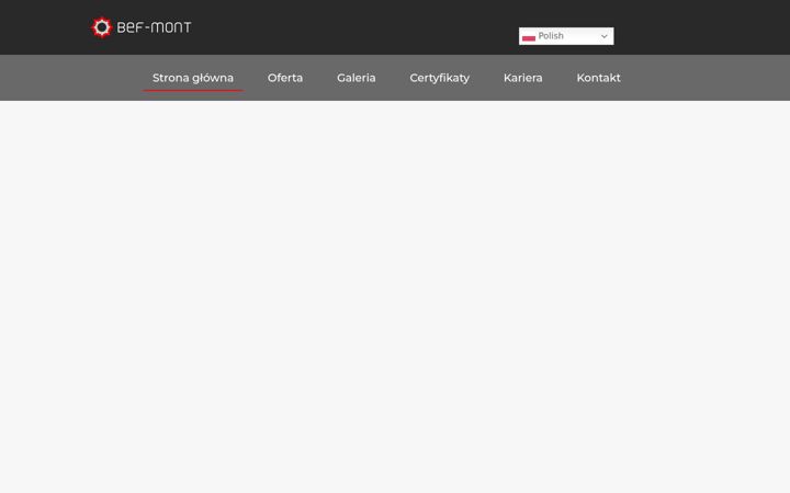 Captura de pantalla de bef-mont.pl