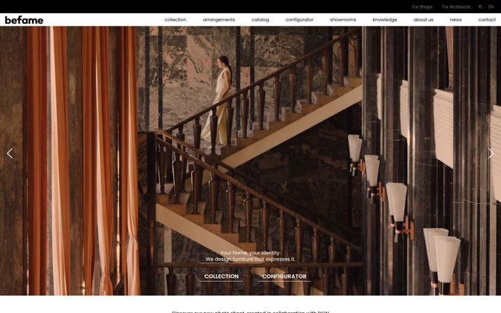Screenshot of befame.com