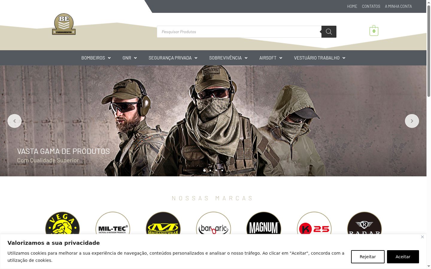 Screenshot του banner συγκατάθεσης που εμφανίστηκε πριν από οποιαδήποτε αλληλεπίδραση