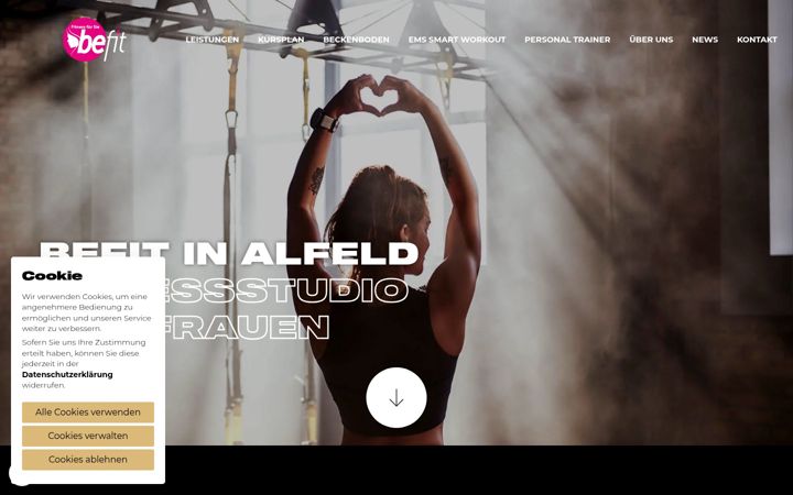 Екранна снимка на befit-alfeld.de