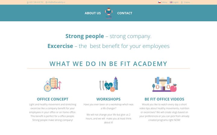 Screenshot van befitacademy.cz