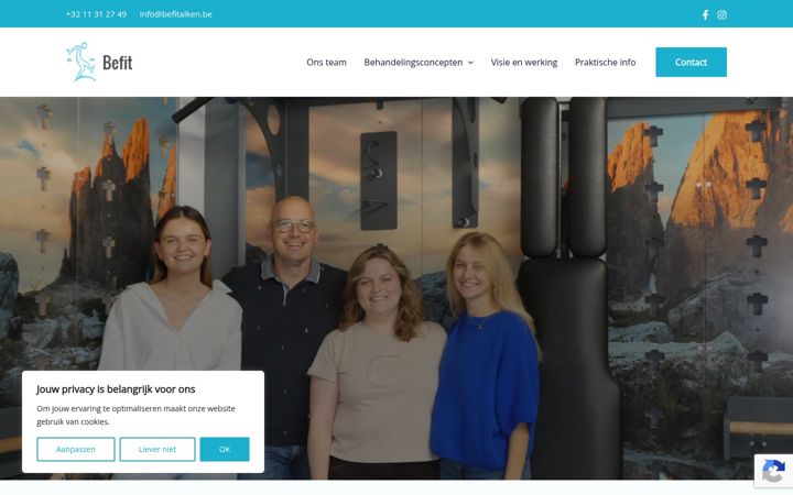 Screenshot of befitalken.be