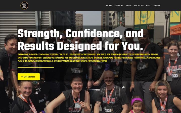 Screenshot of befitjc.com
