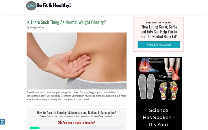 Screenshot of befitnhealthy.club