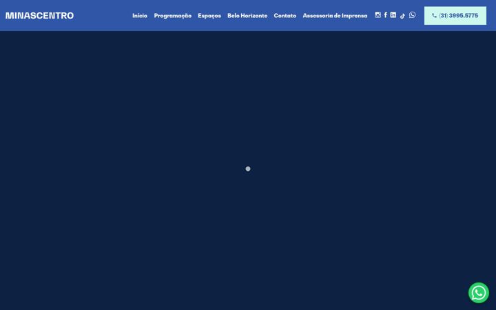 Screenshot of beflyminascentro.com.br