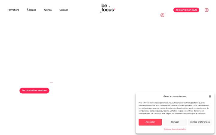 Skärmbild av befocus.fr