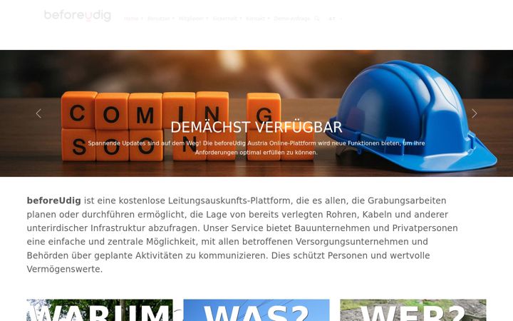 Screenshot of beforeudig.at
