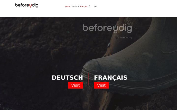 Screenshot of beforeudig.lu