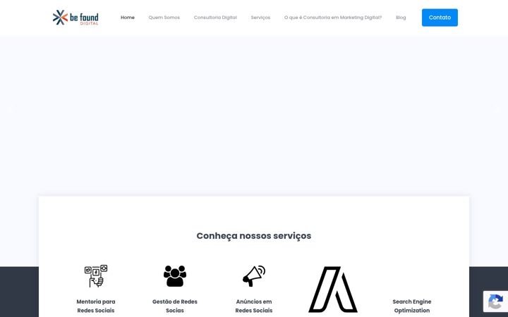 Screenshot of befounddigital.com.br